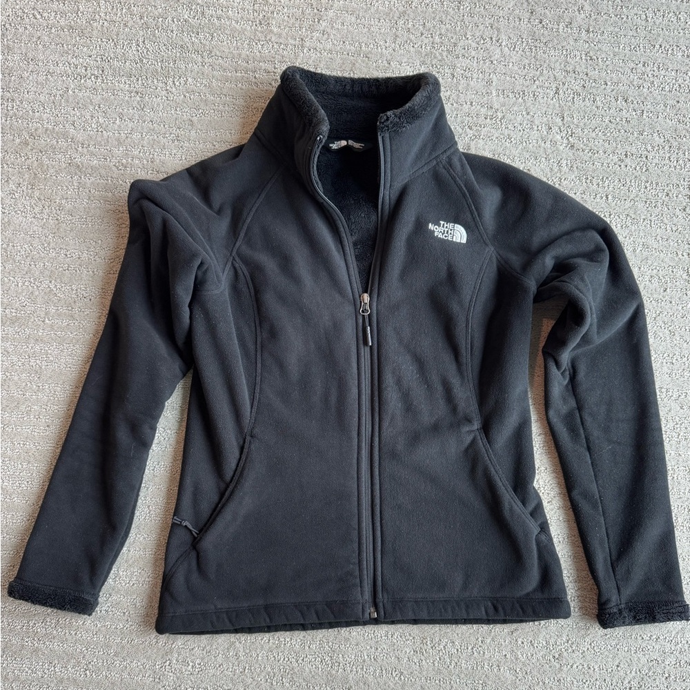North Face Black Fleece Jacket size Small